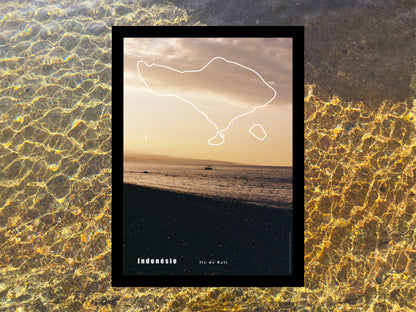 Carte de voyage personnalisée sur mesure sur graphisme et sur photographie