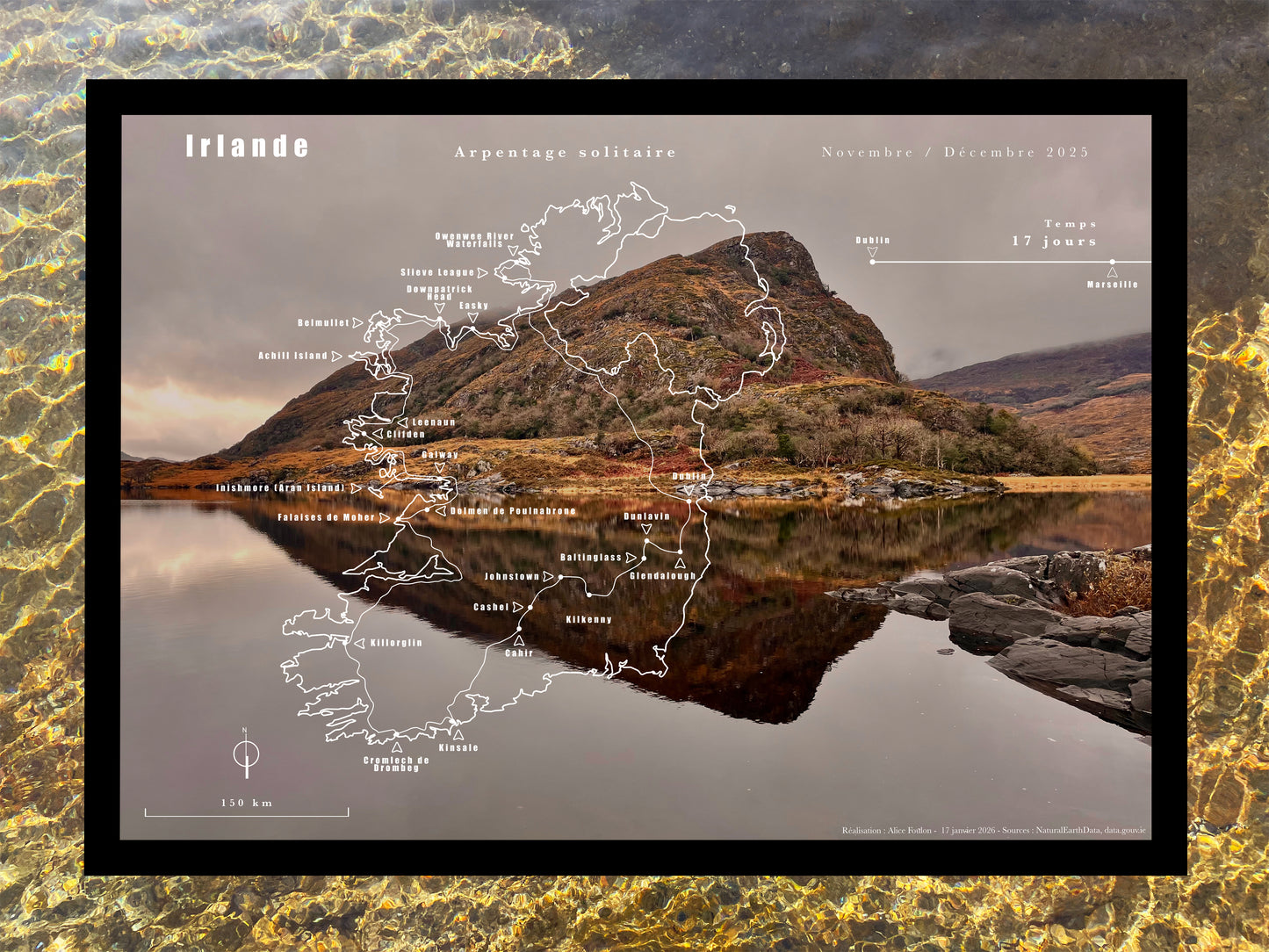 Offre une carte de voyage personnalisée à un proche