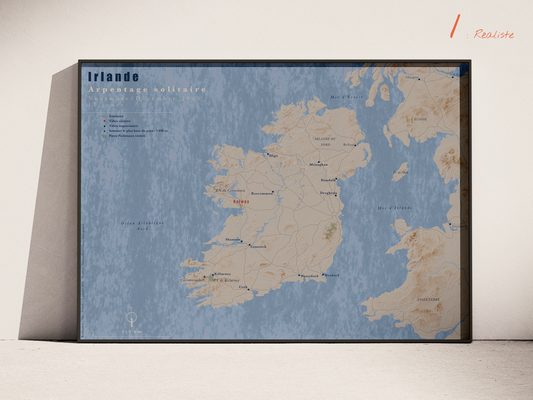 Carte de voyage personnalisée sur mesure parfait poster pour ta déco