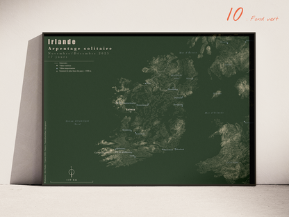 Carte de voyage personnalisée sur mesure parfait poster pour ta déco