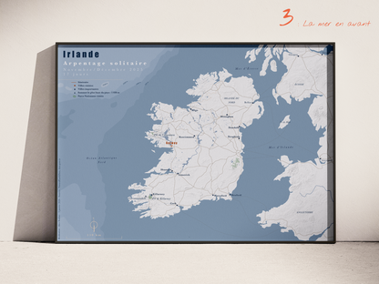 Carte de voyage personnalisée sur mesure parfait poster pour ta déco