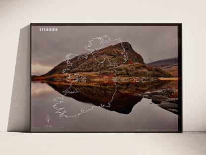 Carte de voyage personnalisée sur mesure parfait poster pour ta déco