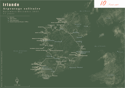 Carte de voyage personnalisée sur mesure parfait poster pour ta déco