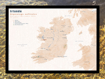 Offre une carte de voyage personnalisée à un proche