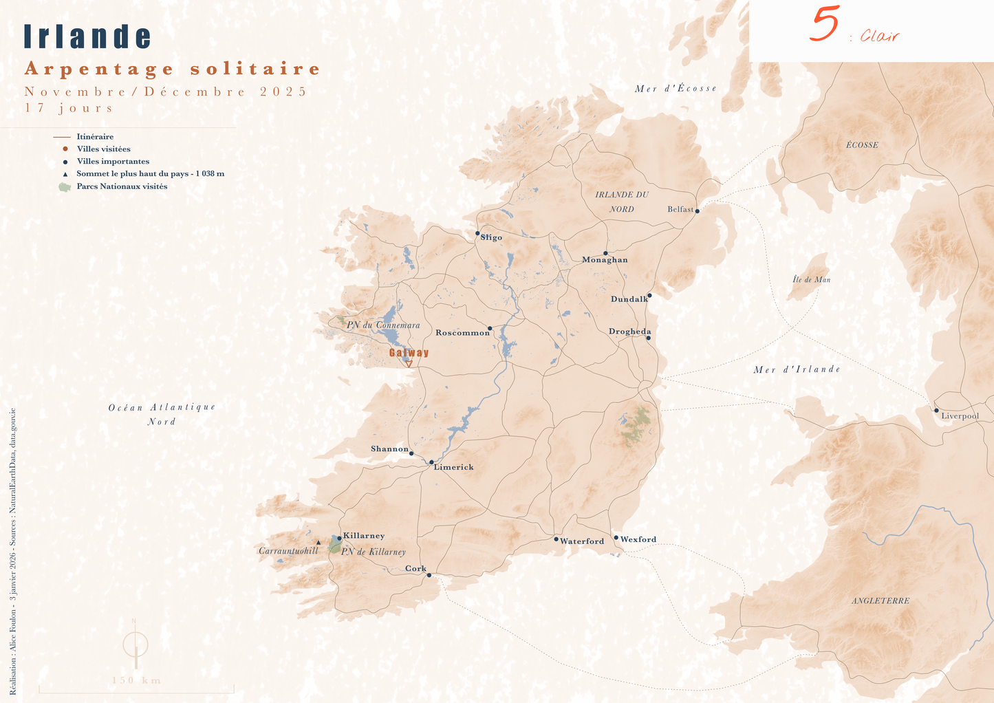 Carte de voyage personnalisée sur mesure parfait poster pour ta déco