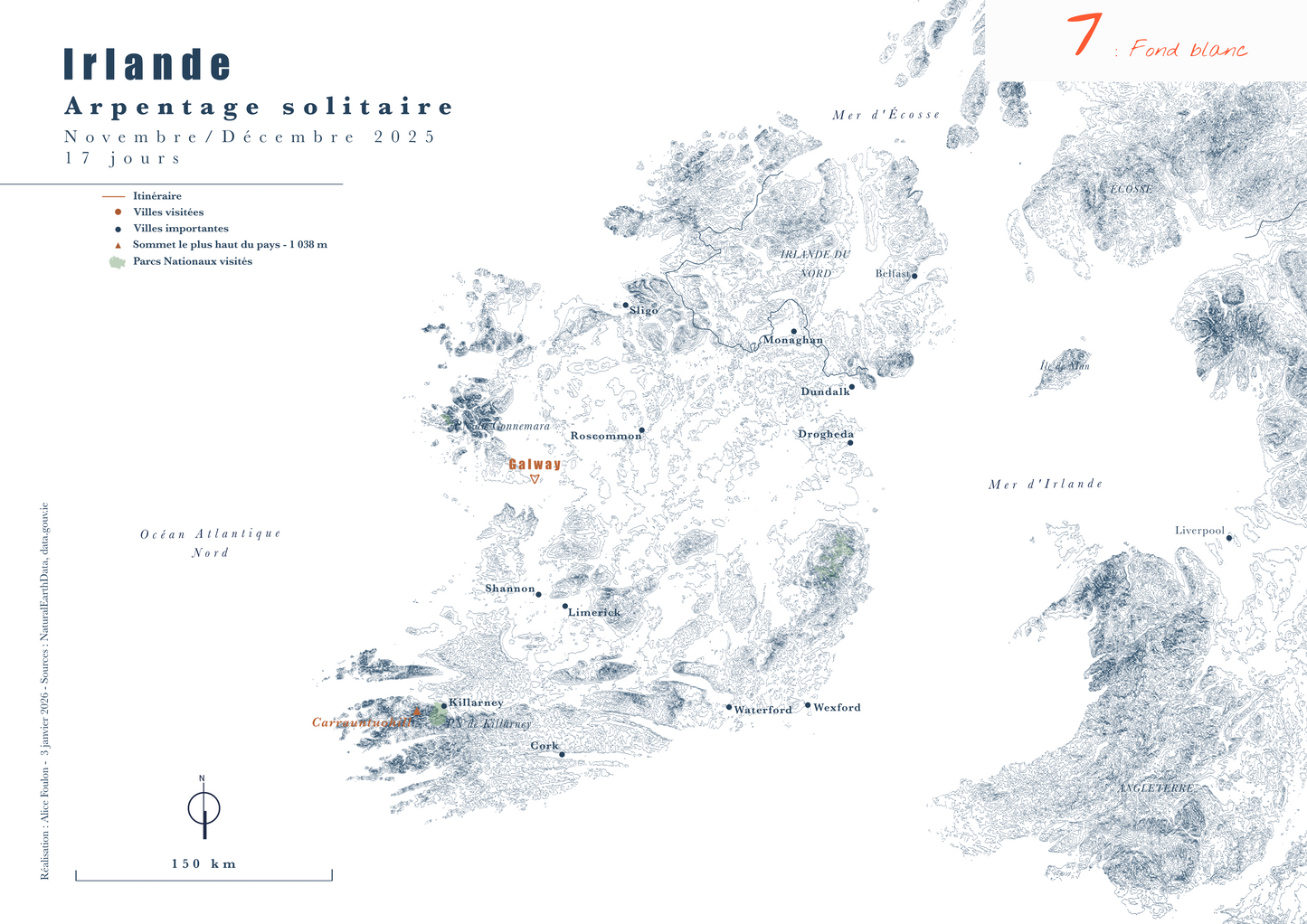 Carte de voyage personnalisée sur mesure parfait poster pour ta déco
